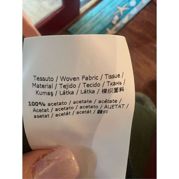 Max Mara Leisure Talete Satin Scoopneck Midi-Dress in Dark Green NWT Size 10 - Picture 9 of 9